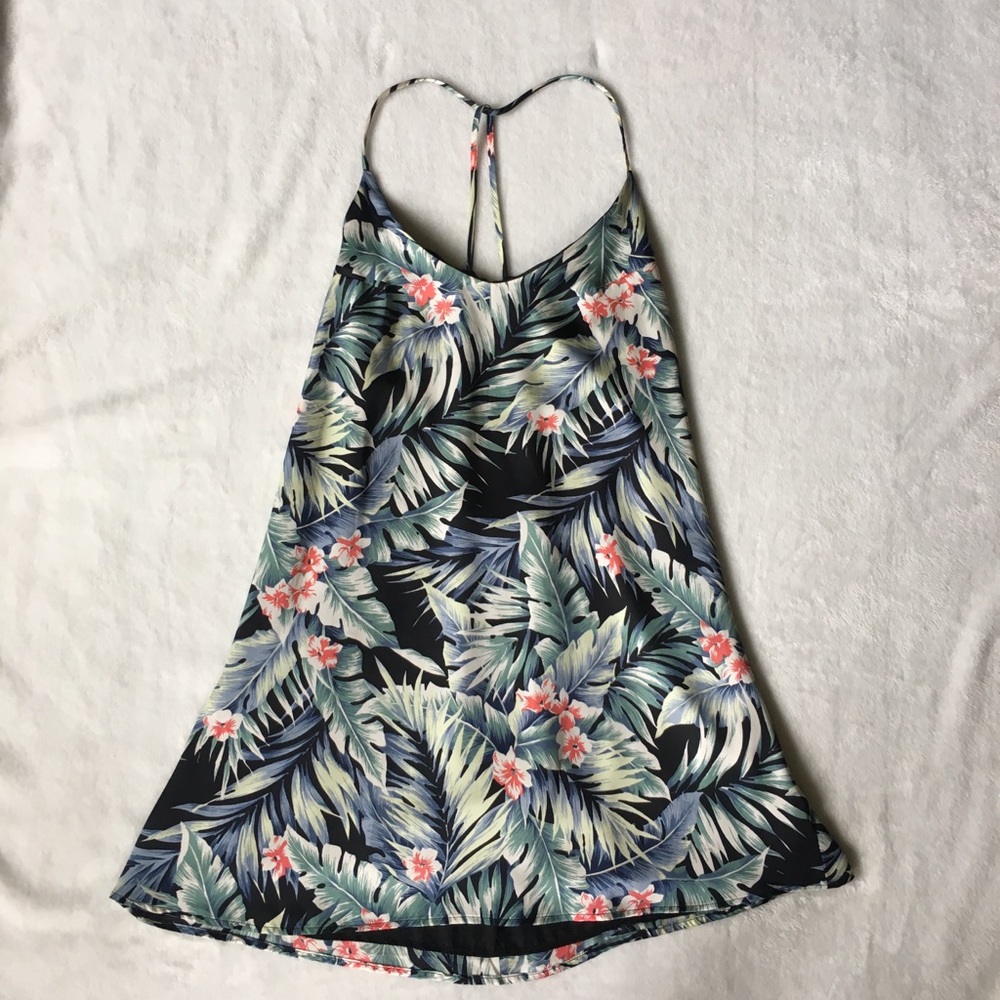 Tropical Print Dress